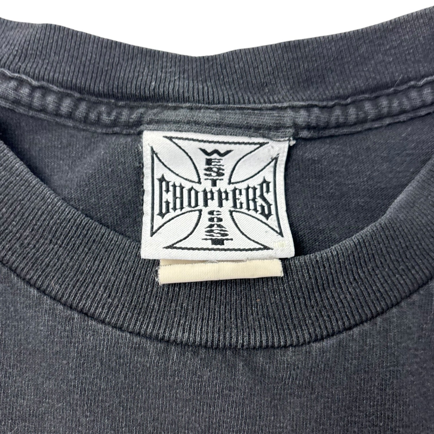 Vintage West Coast Coppers Snitch Checklist T-Shirt Black