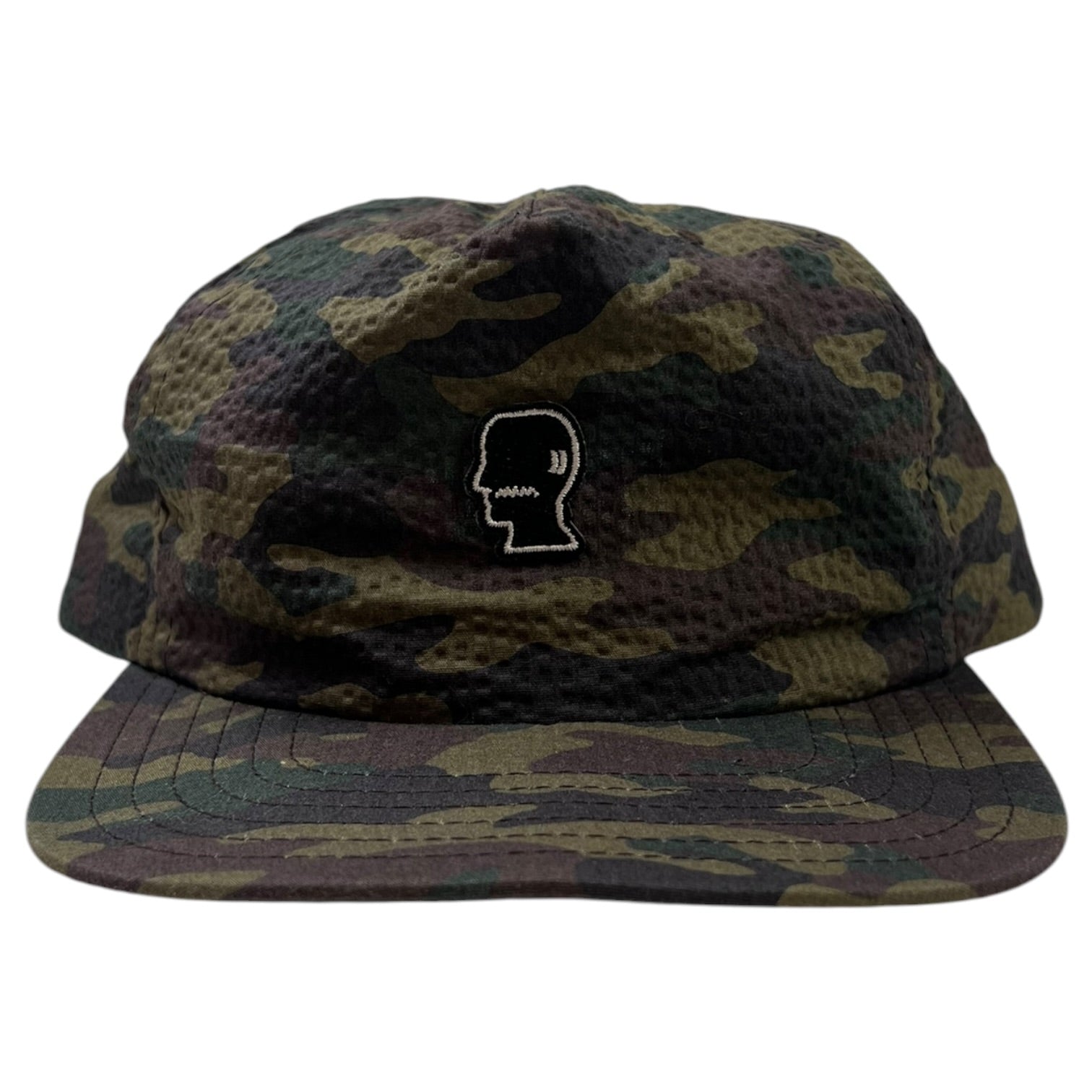Brain Dead Seersucker Hat Green Camo