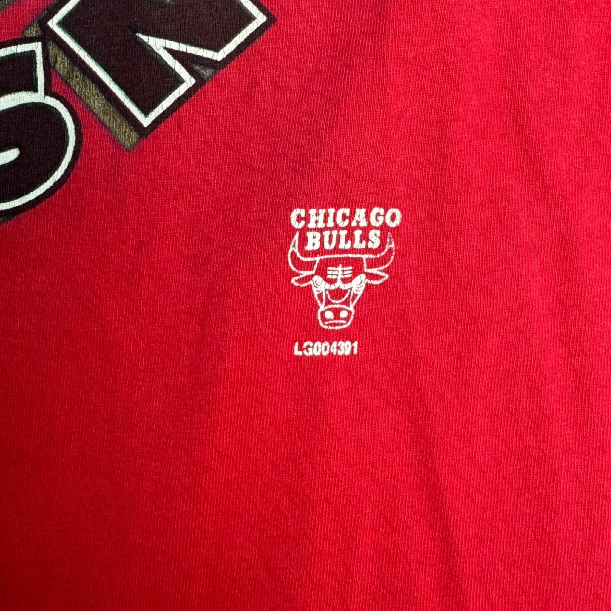 1996 Chicago Bulls NBA Champions Tee Red