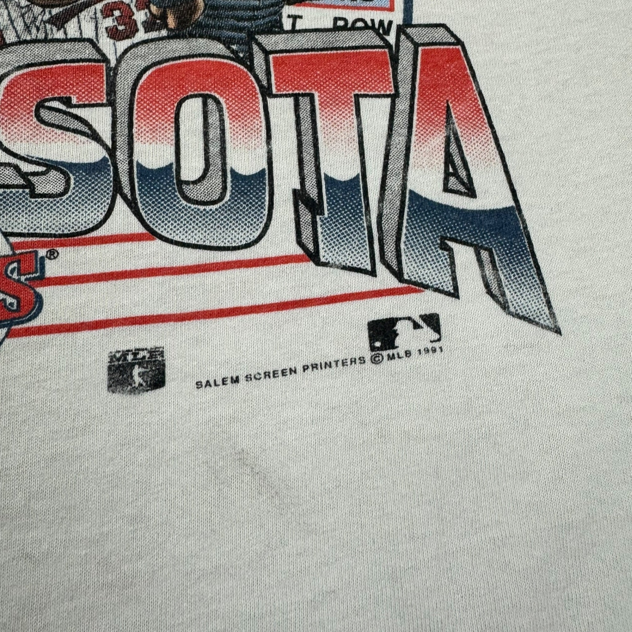 1991 Minnesota Twins World Series NBA T-Shirt