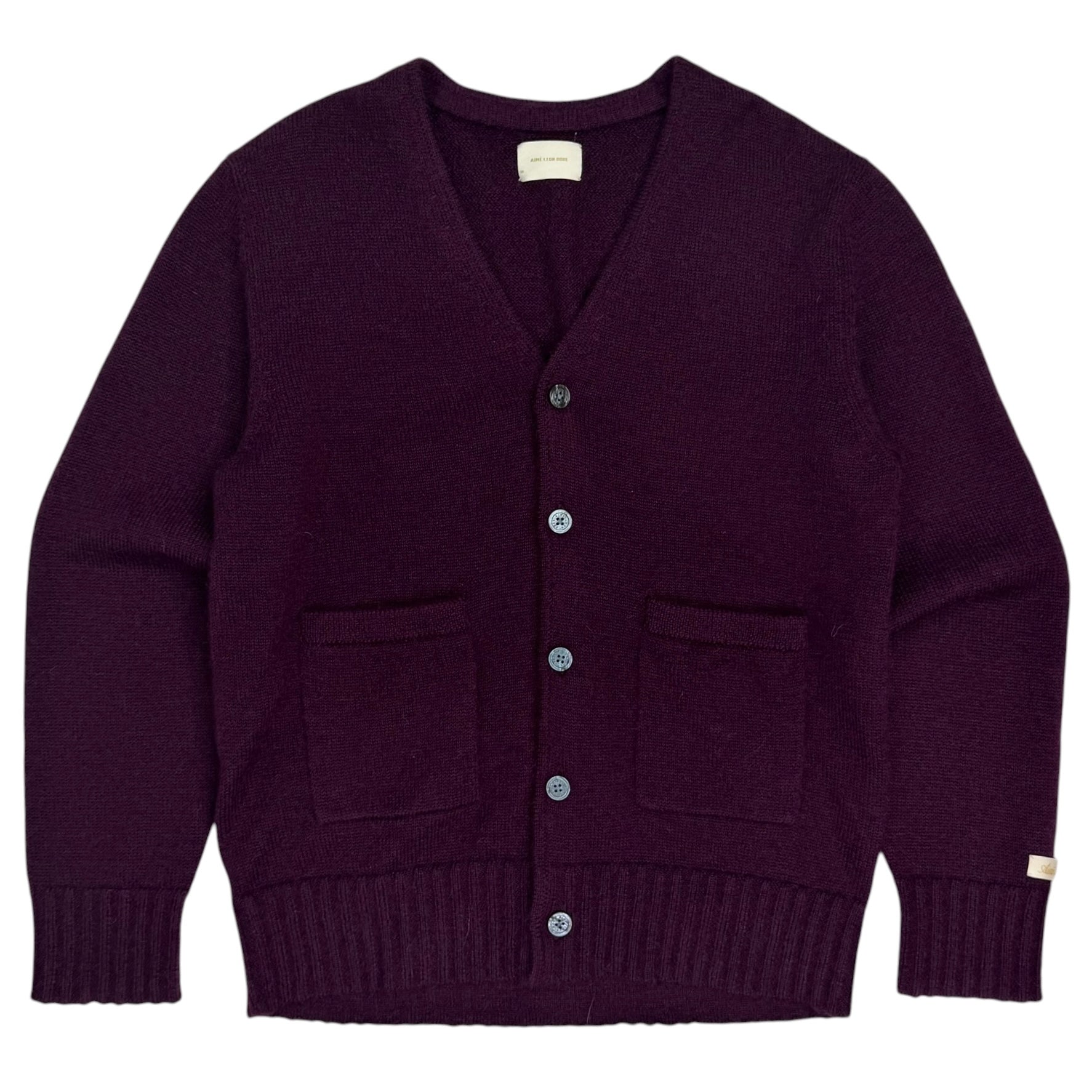 Aimé Leon Dore Mohair Cardigan Purple