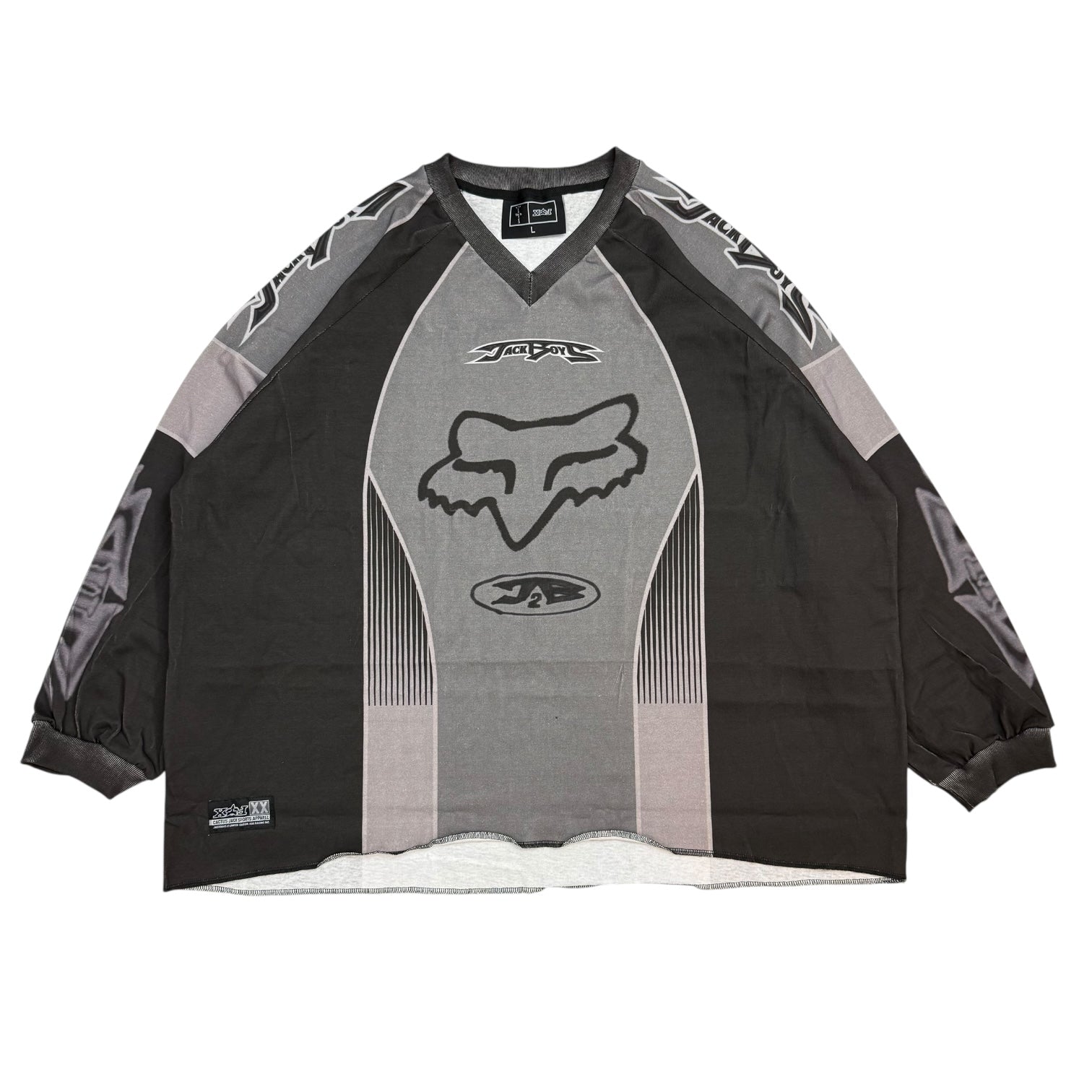 Travis Scott Cactus Jack x Fox Racing Jackboys B3 Pack L/S Tee Black