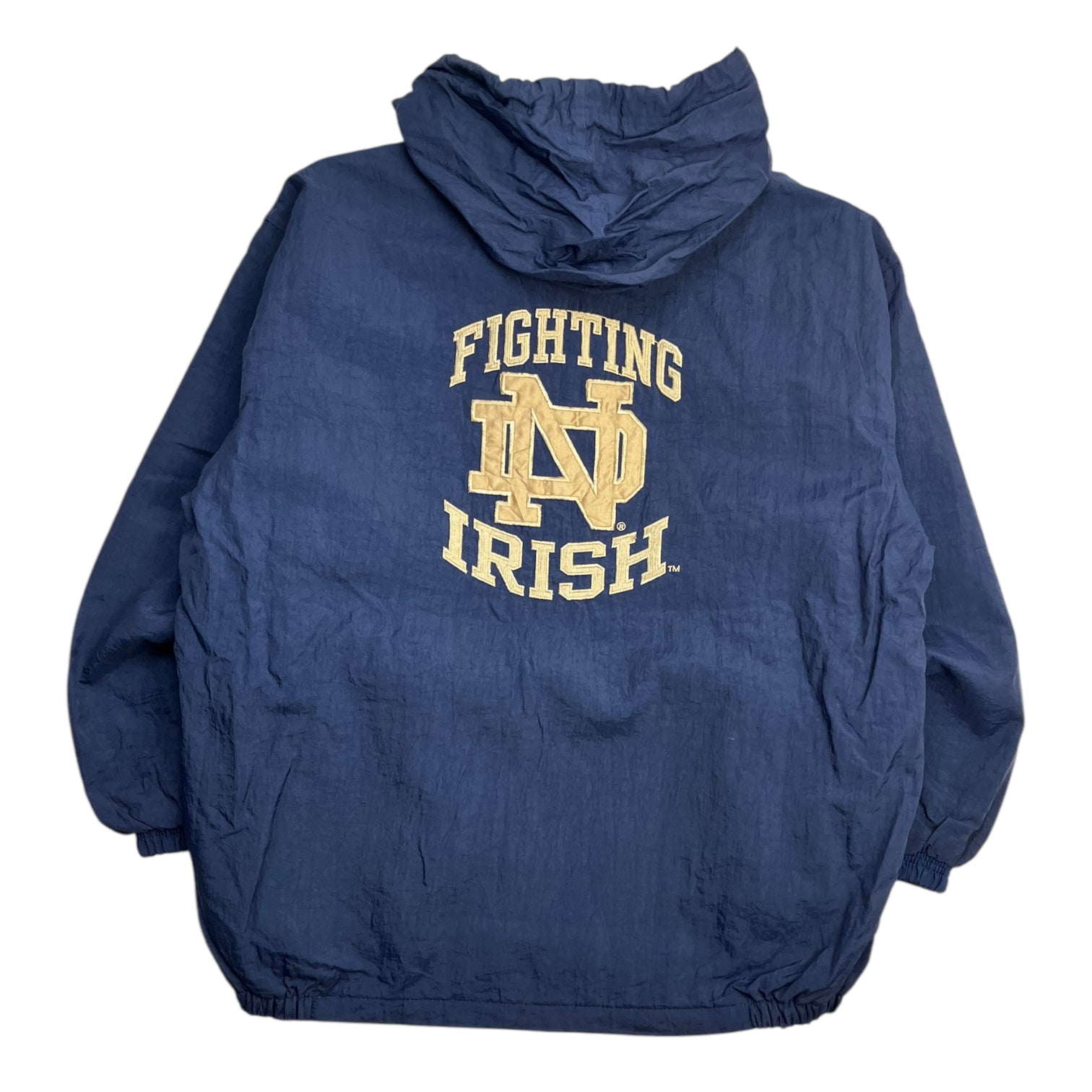 Vintage Notre Dame Fighting Irish Starter Heavy Windbreaker