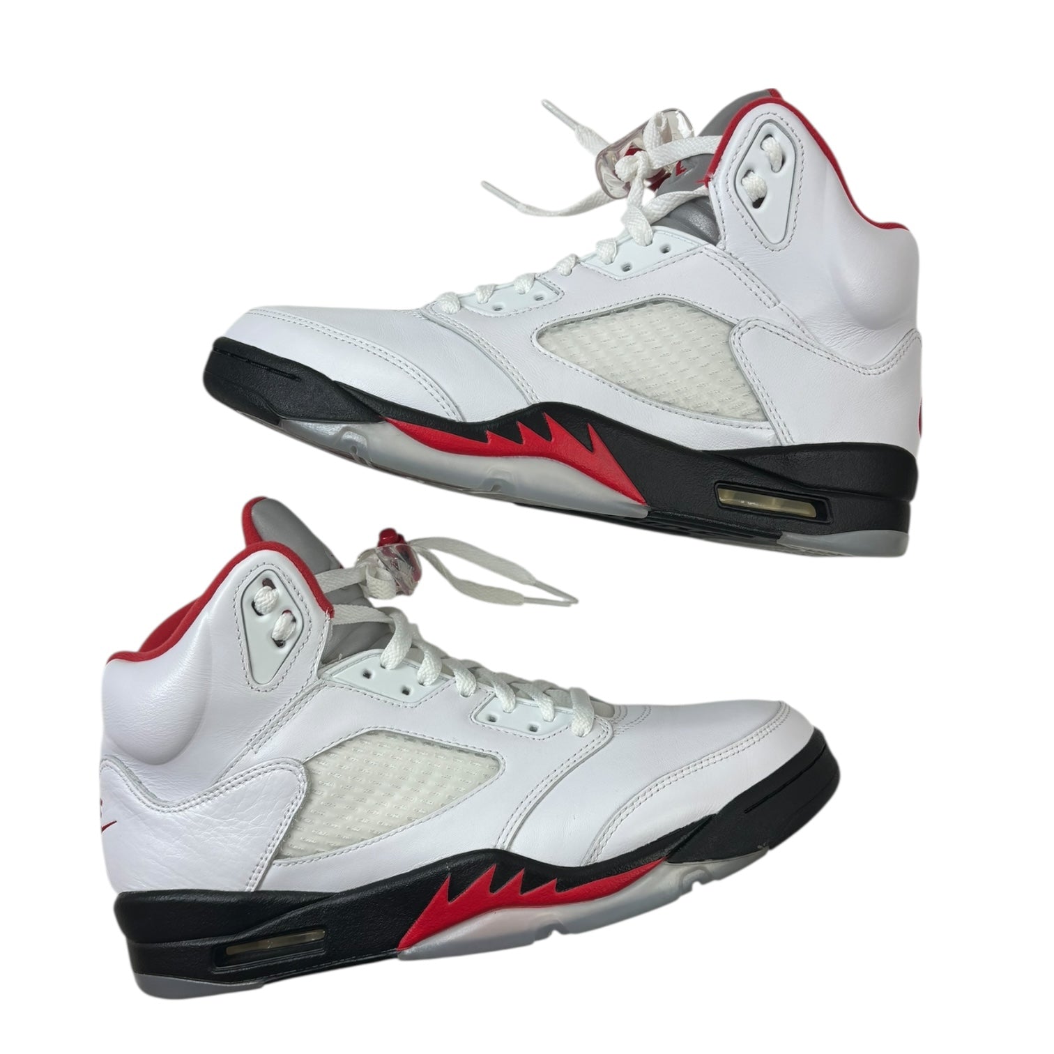 Jordan 5 Retro Fire Red Silver Tongue (Used)