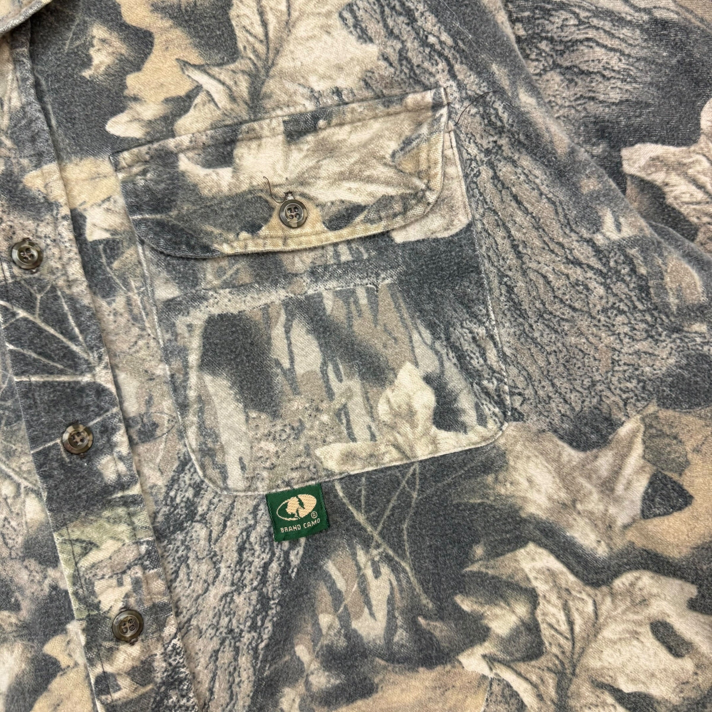 Vintage Mossy Oak Button Up Shirt Camo