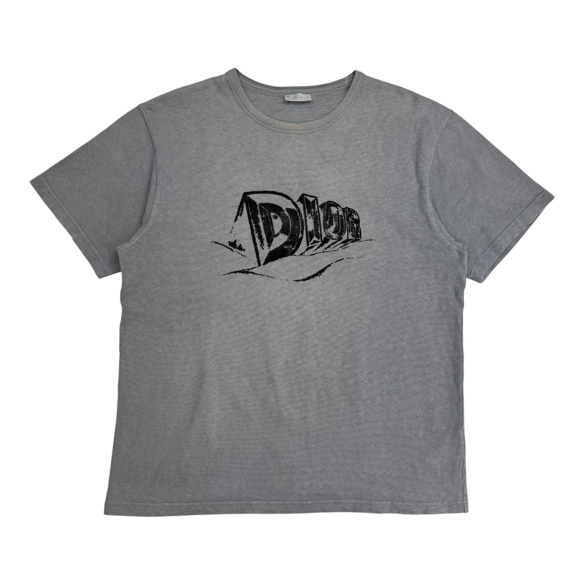 Dior Graffiti Logo Tee Grey