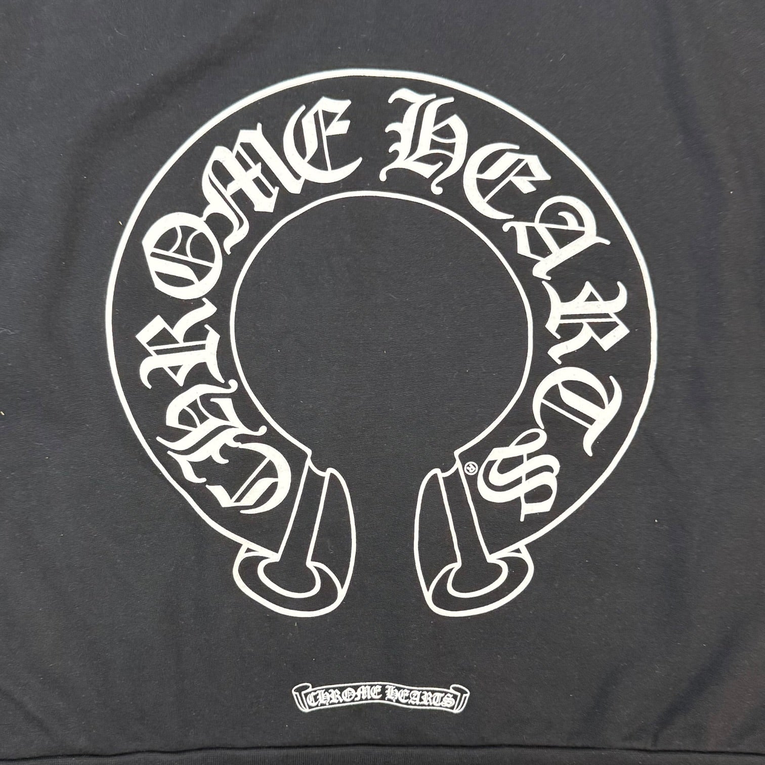 Chrome Hearts Horseshoe Logo Crewneck Black