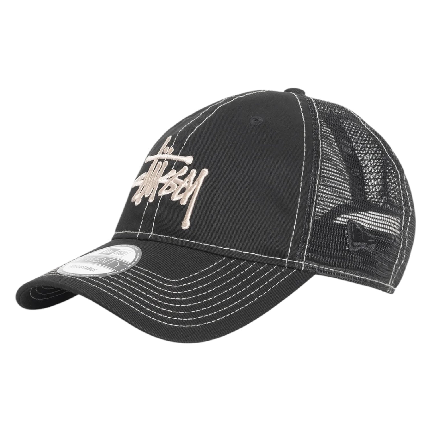 Stüssy New Era 9Twenty Basic Trucker Black