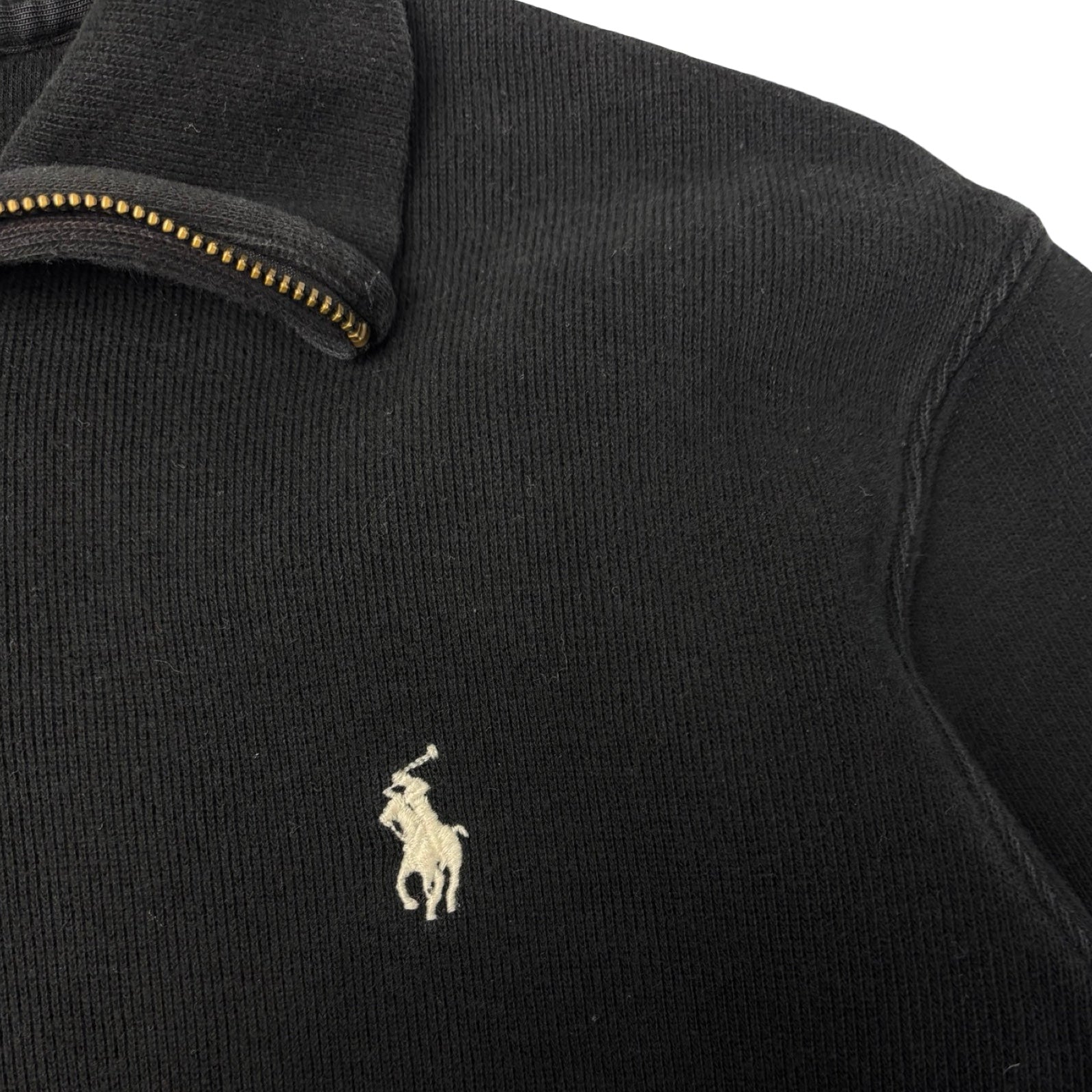 Vintage Polo Ralph Lauren Quarter-Zip Black