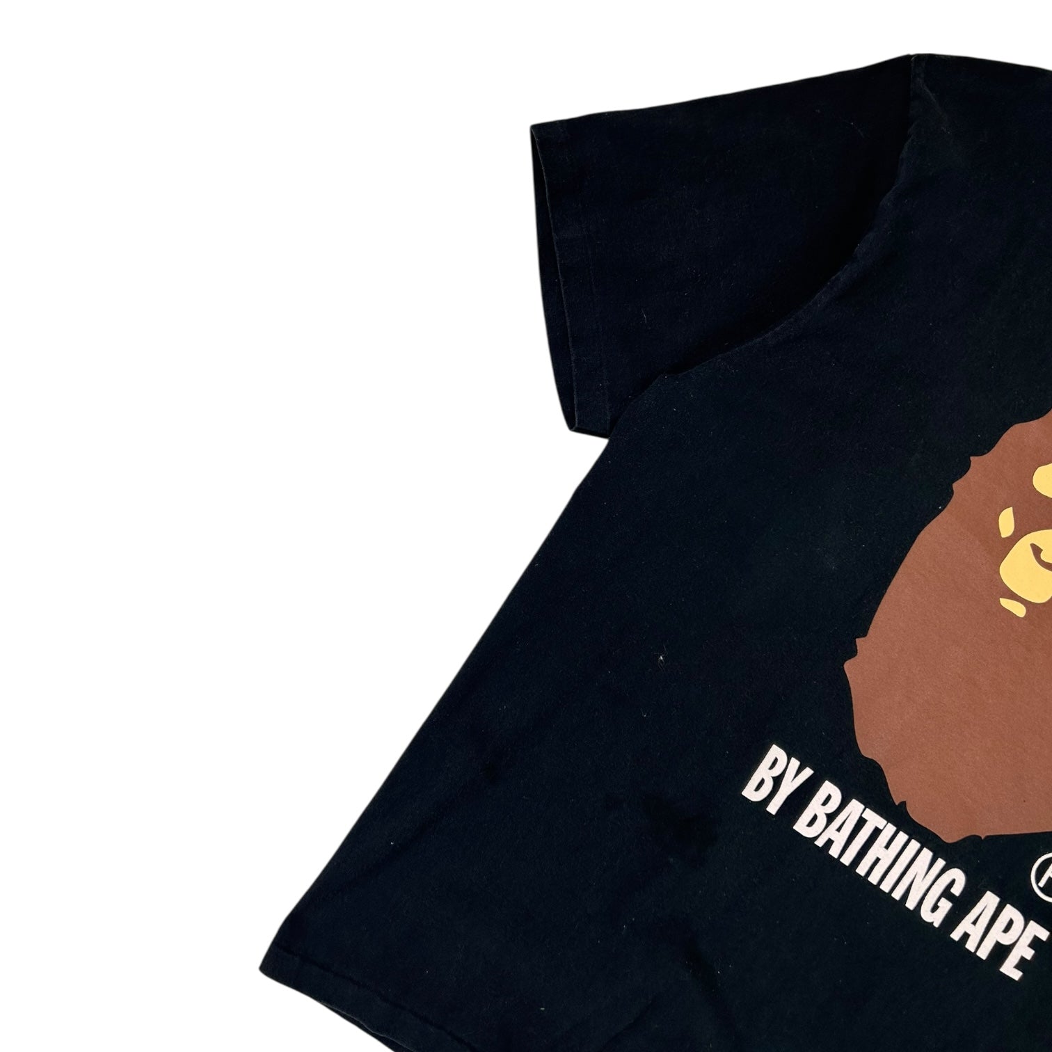 Bape Big Logo Ape Head Black