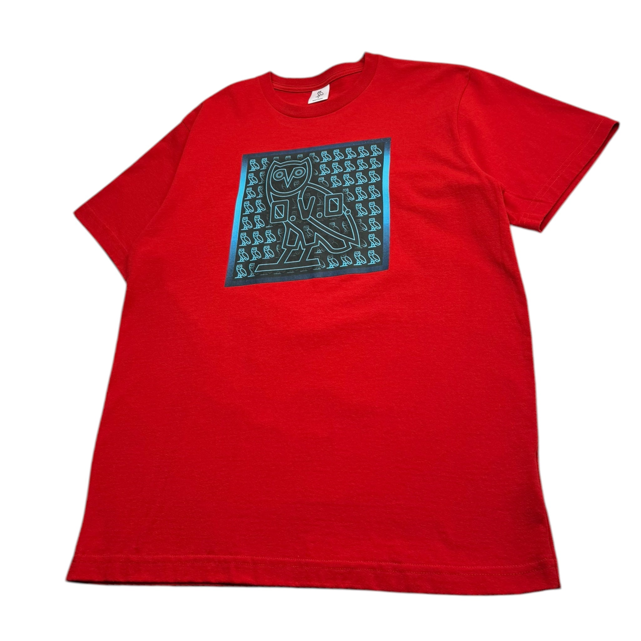 OVO Hieroglyphics Owl Tee Red