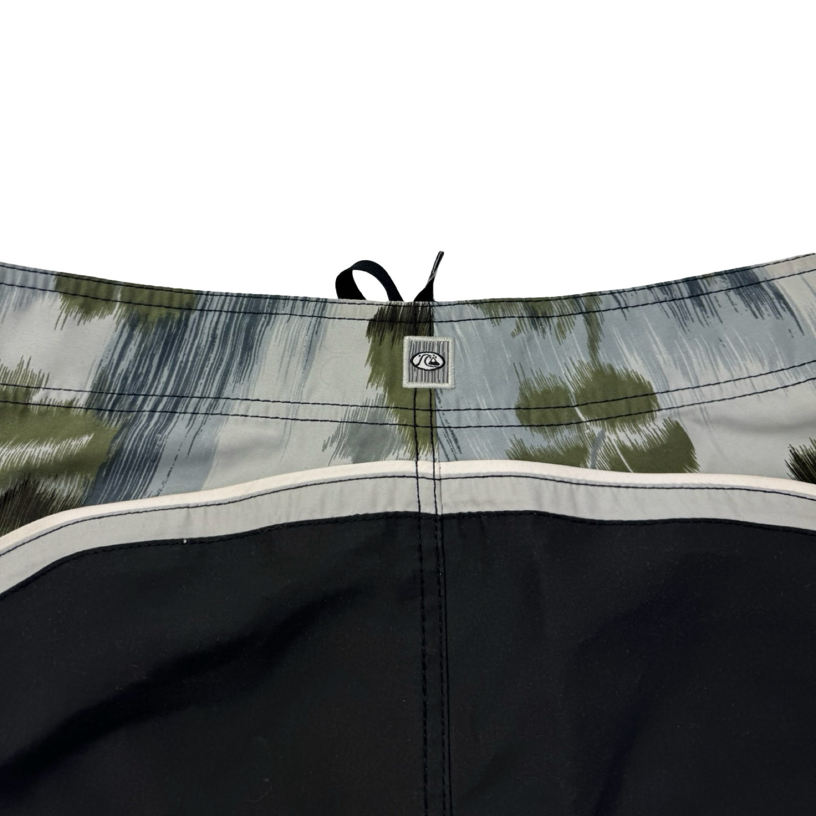 Y2K Quiksilver Surf Board Shorts Black/Green