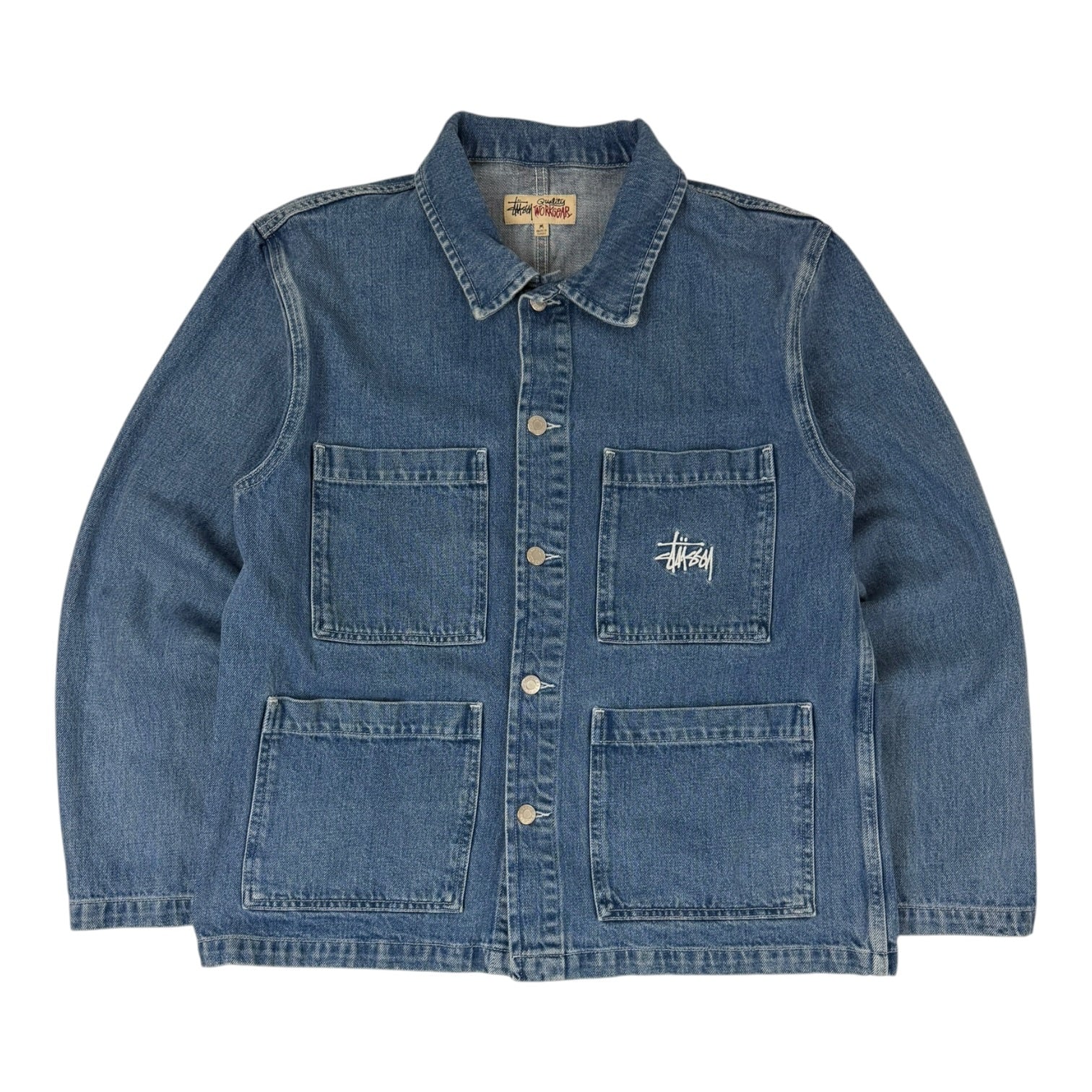 Stussy Denim Chore Jacket Light Wash
