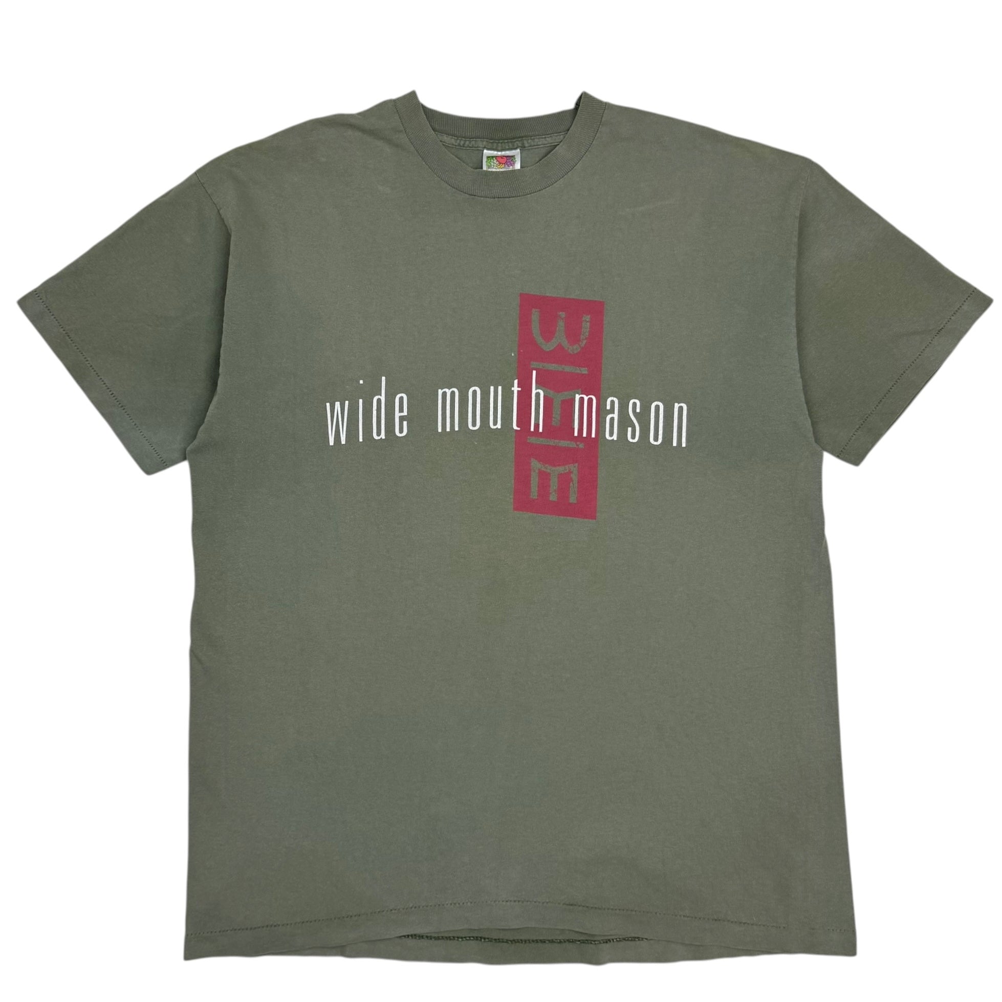 Vintage Wide Mouth Mason Tee Faded Green