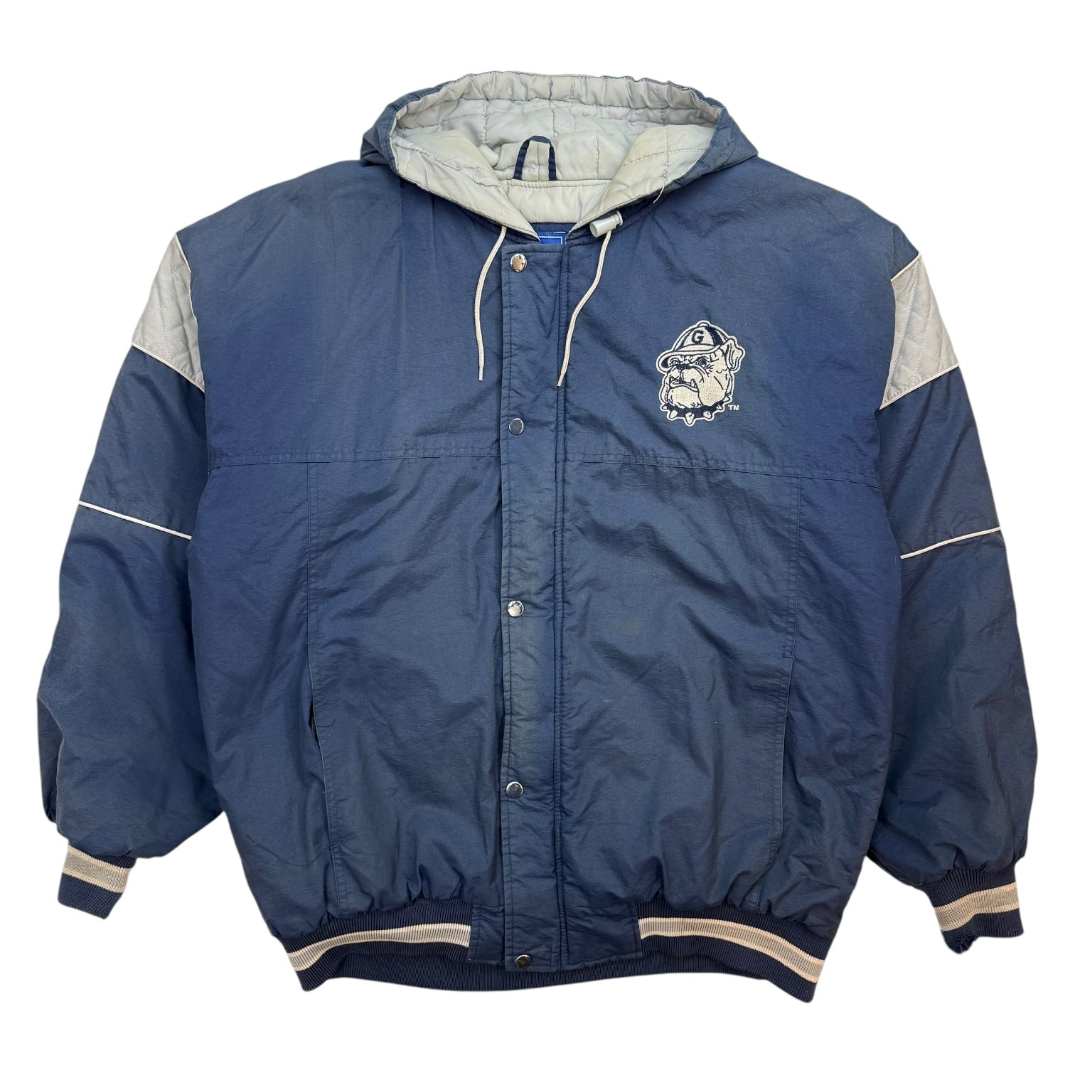 Vintage Starter Georgetown Hoyas Anorak Jacket Blue