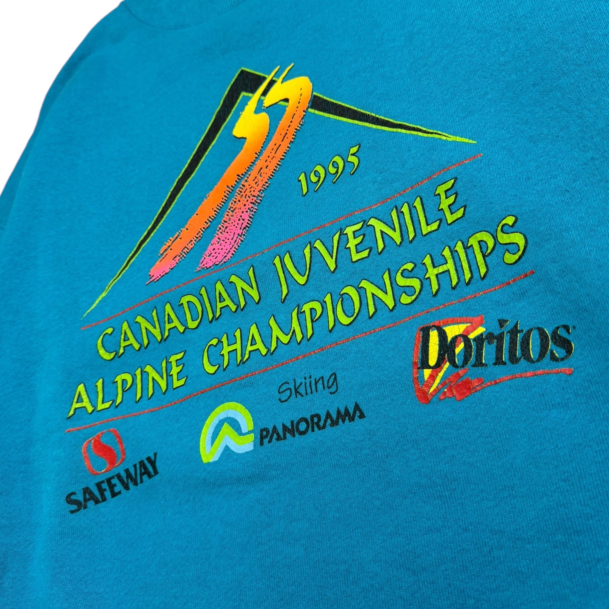 1995 Canadian Juvenile Skiing Championship Pullover Sweater