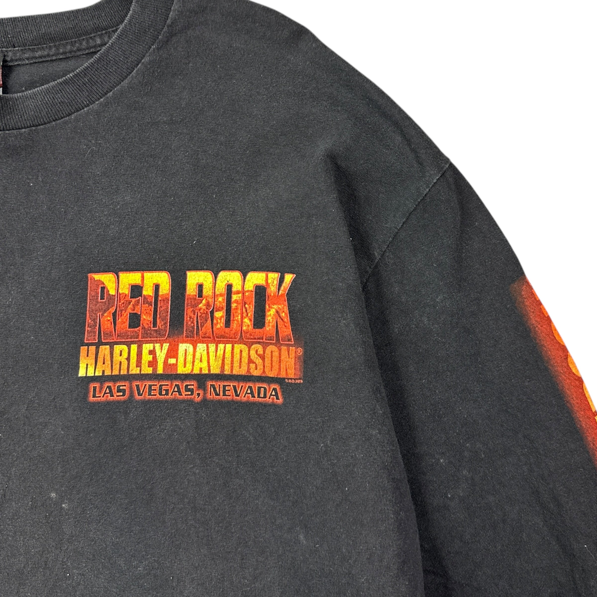 Vintage Harley Davidson Of Las Vegas L/S Tee Black