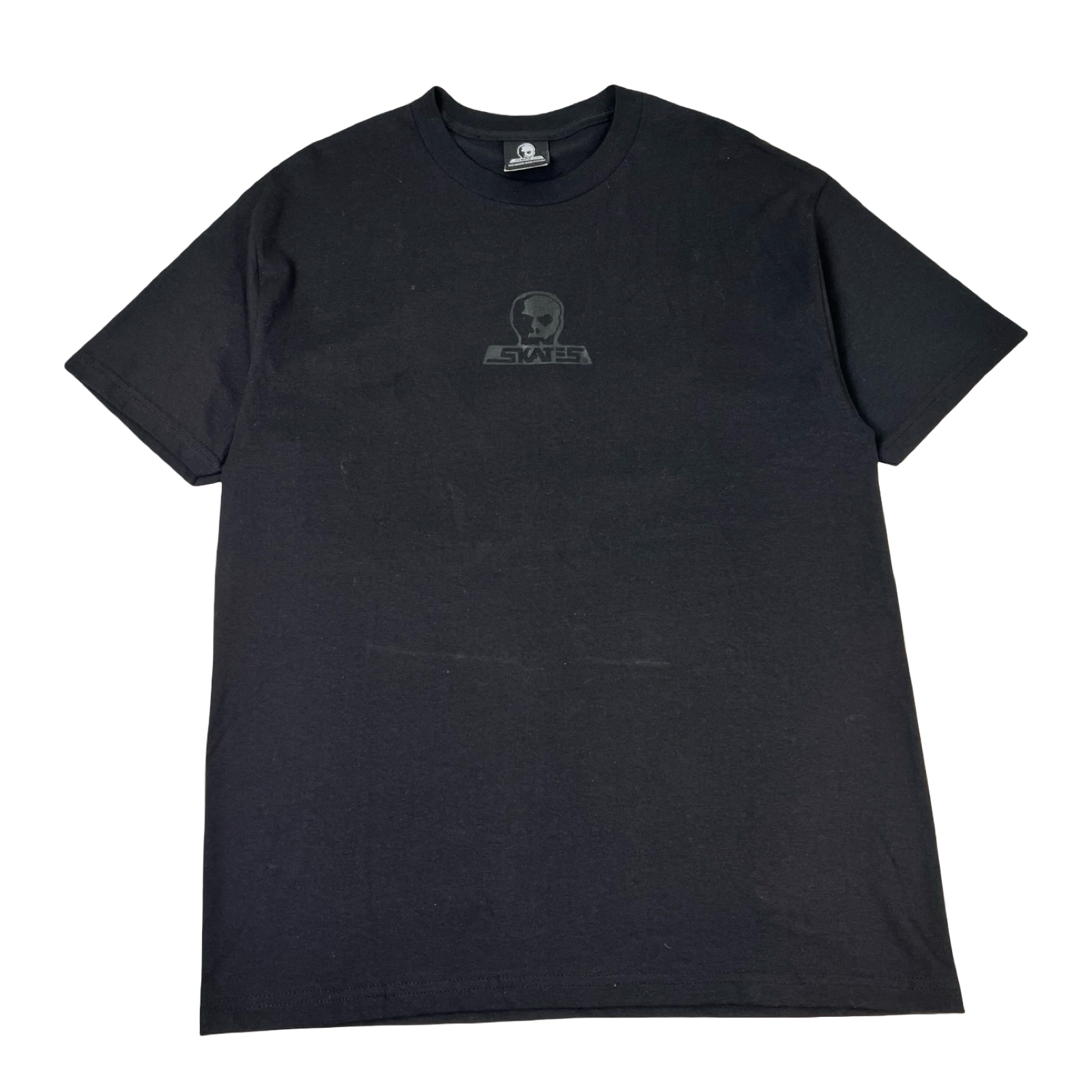 Skull Skates Skull Logo Blackout Tonal T-Shirt Black