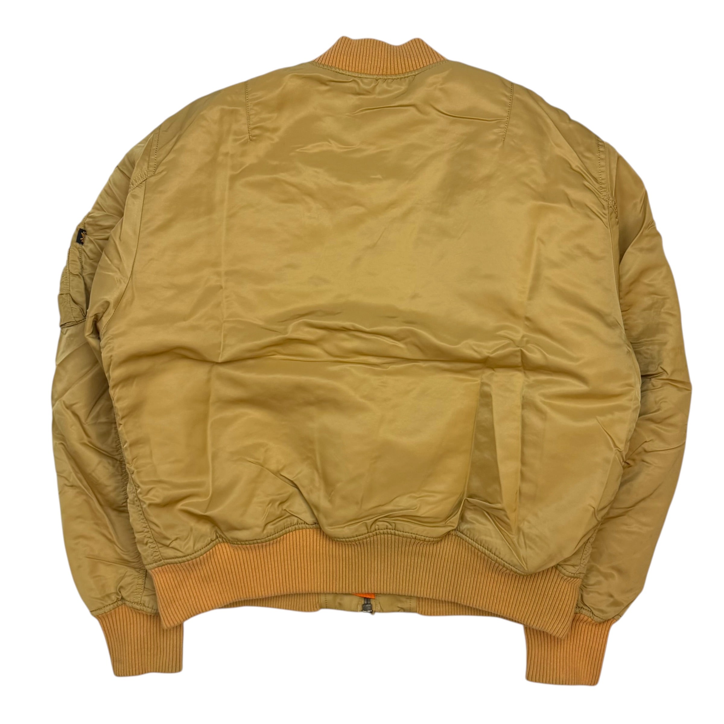 Vintage Alpha Industries MA-1 Bomber Jacket Mustard