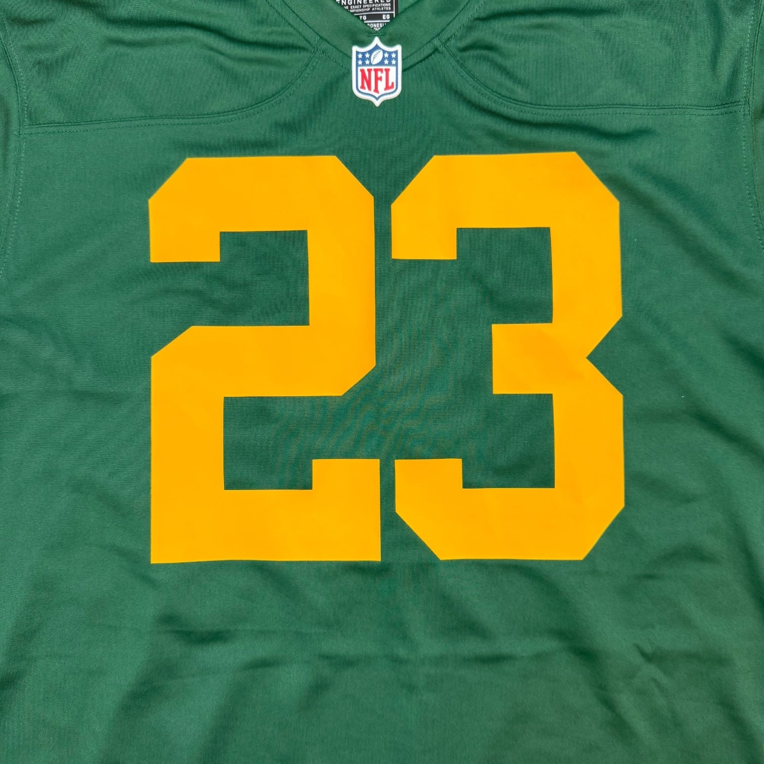 Nike Green Bay Packers Jaire Alexander Home Jersey Green/Yellow