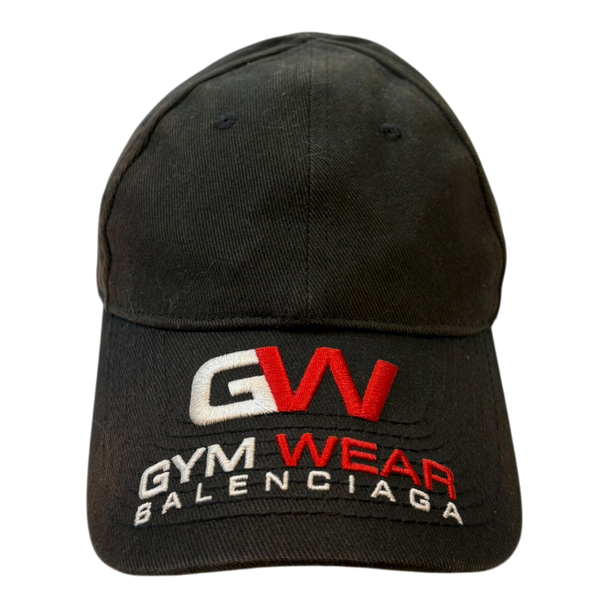 Balenciaga Gym Wear Baseball Cap Strapback Black