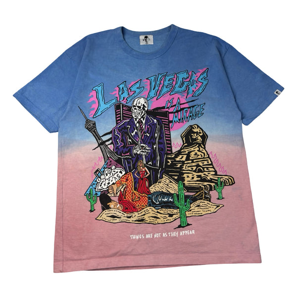 Warren Lotas Las Vegas Is A Mirage Tee Blue/Pink