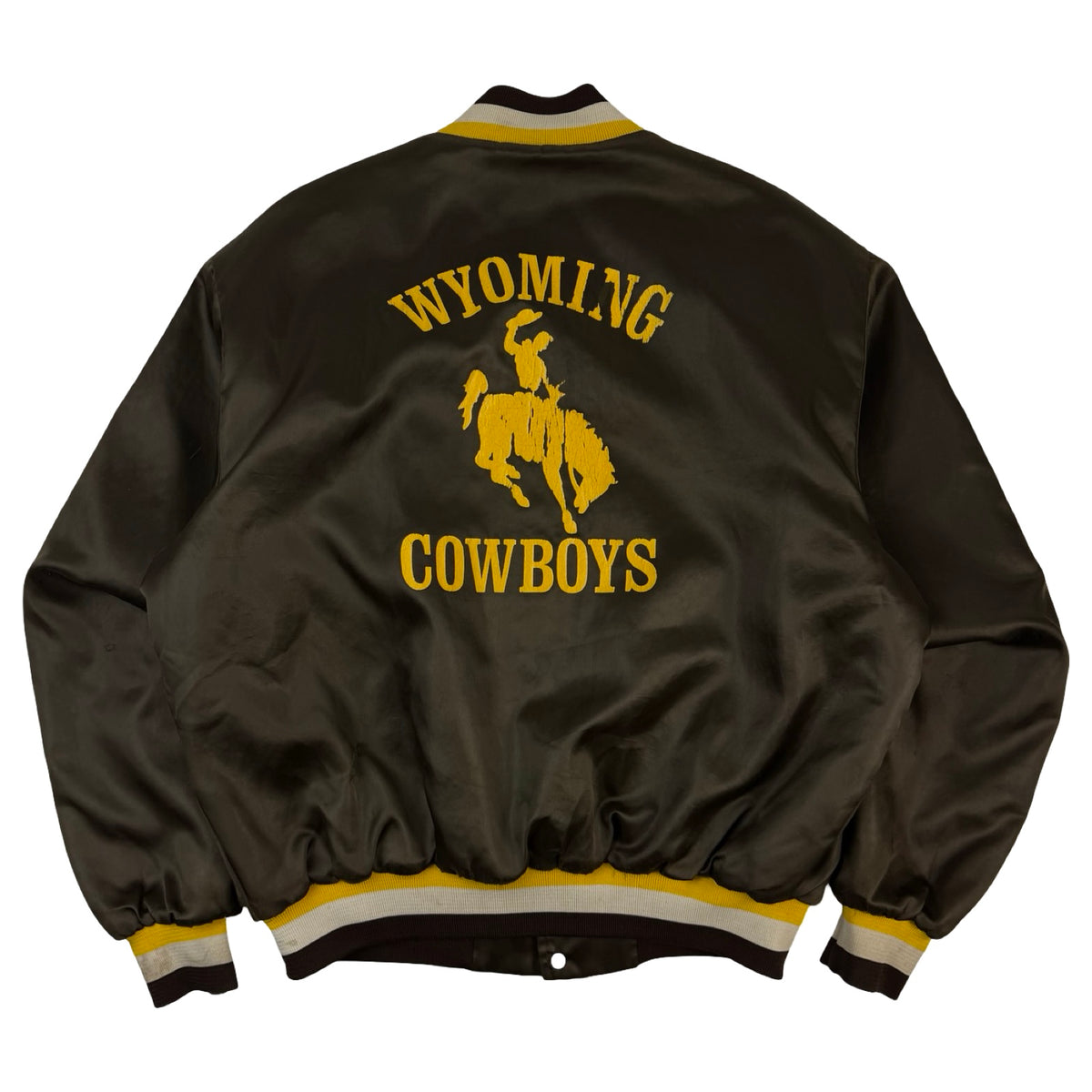 Vintage Swingster Wyoming Cowboys Jacket Brown