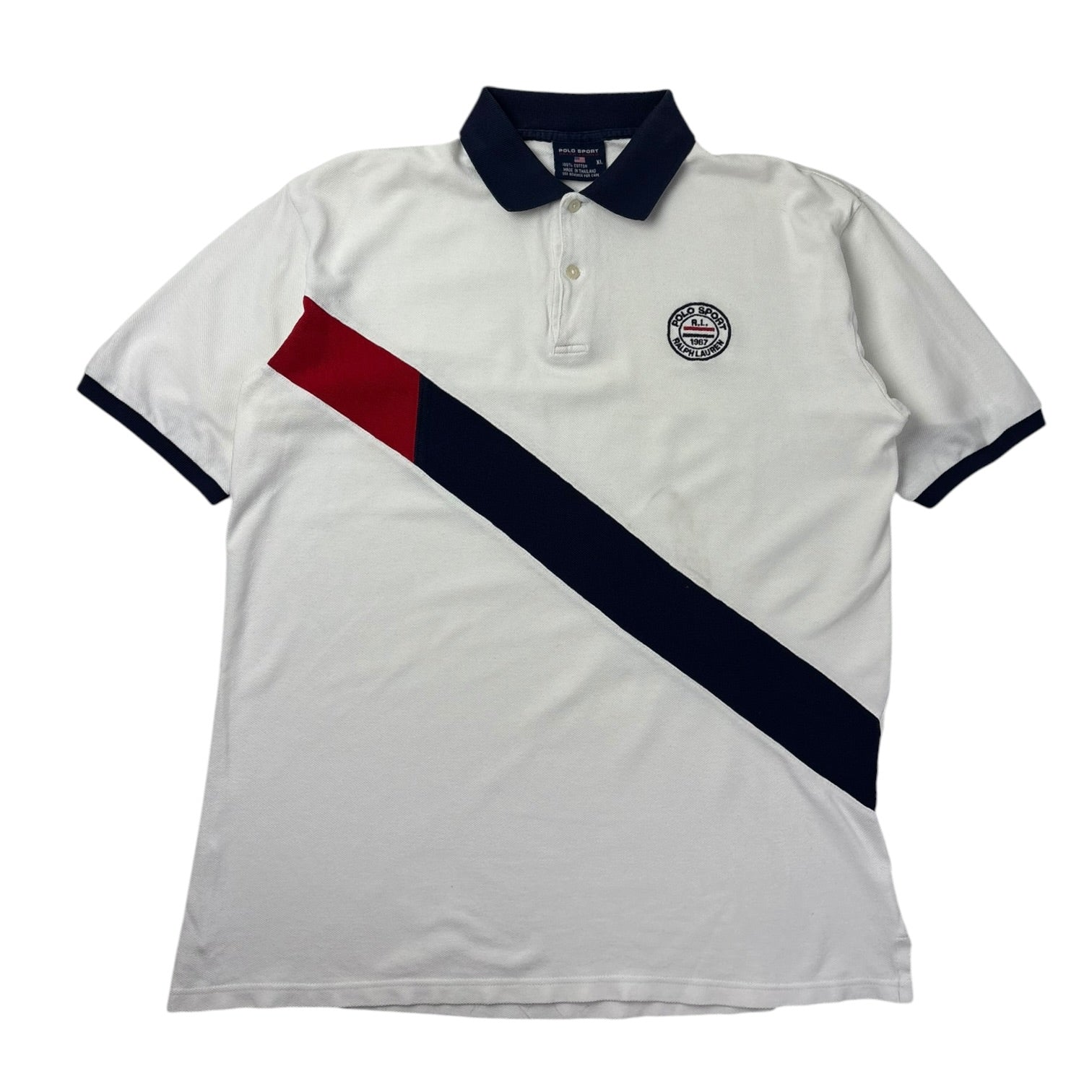 Vintage Polo Sport Polo Shirt White