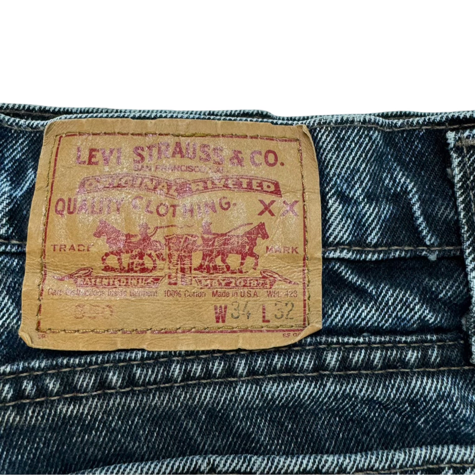 Vintage Levi’s 550 Washed Denim Jeans