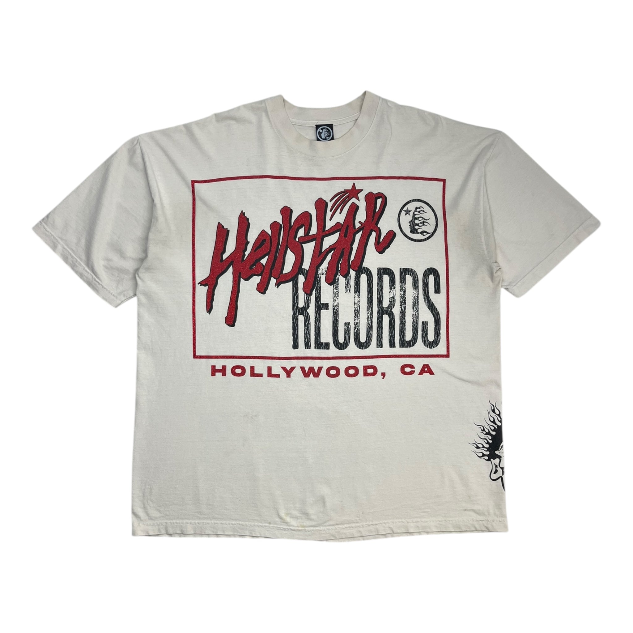 Hellstar Records Hollywood T-Shirt Cream