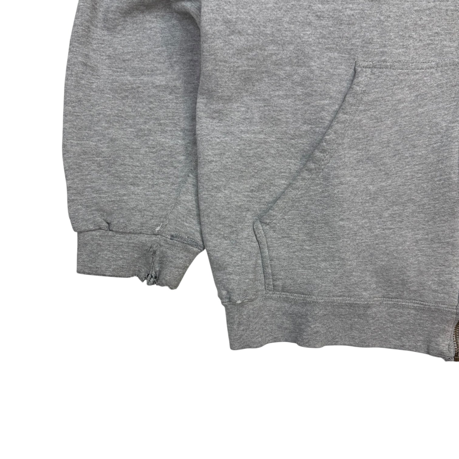 Vintage Nike Zip Up Hoodie Grey