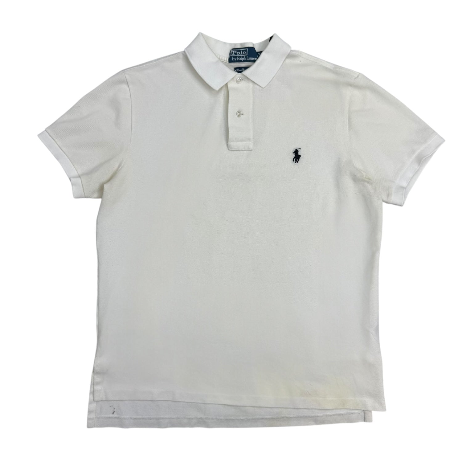 Vintage Polo Ralph Lauren Button Up Polo White