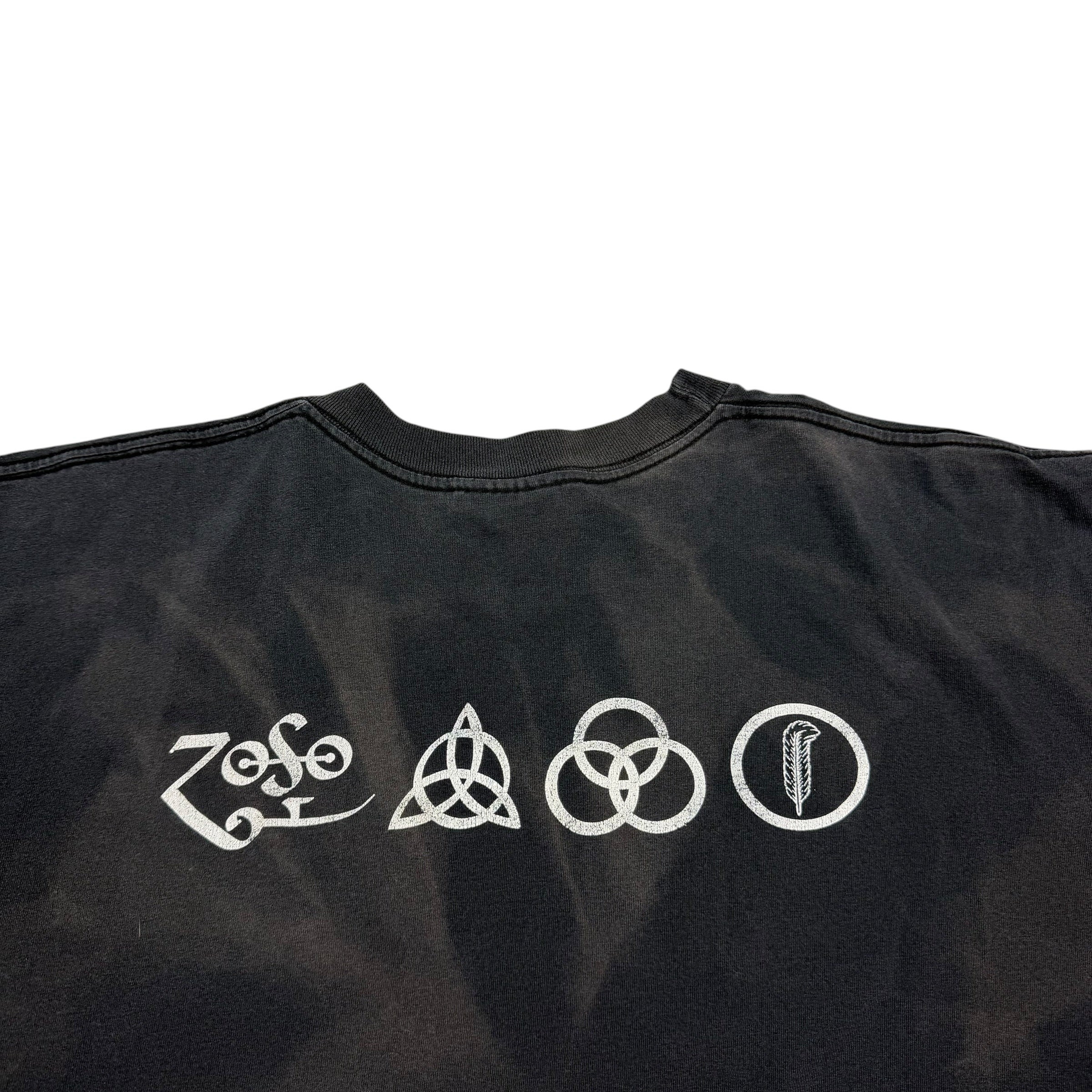 1999 Led Zeppelin The Hermit Tee Black