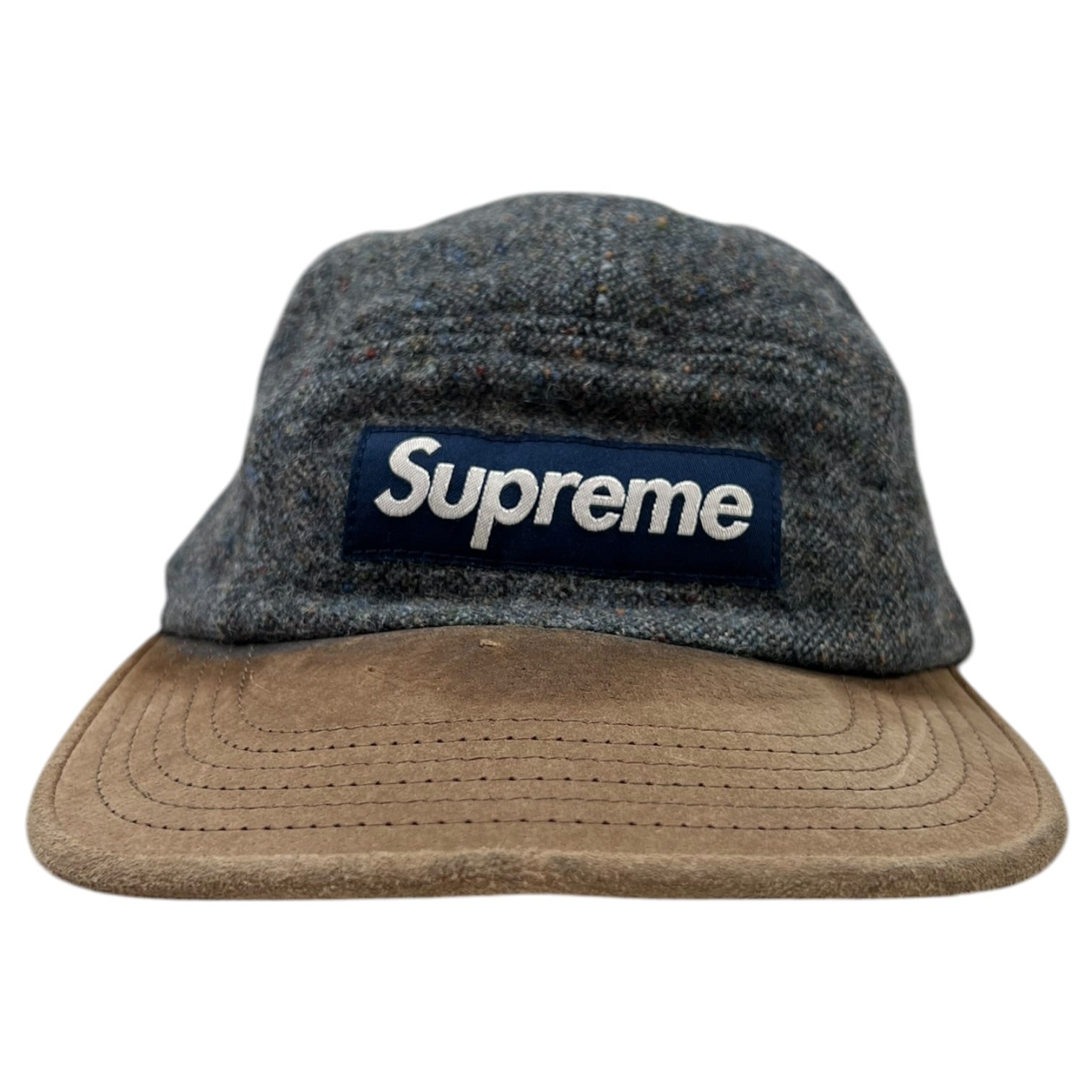 Supreme Donegal Wool Suede Camp Cap