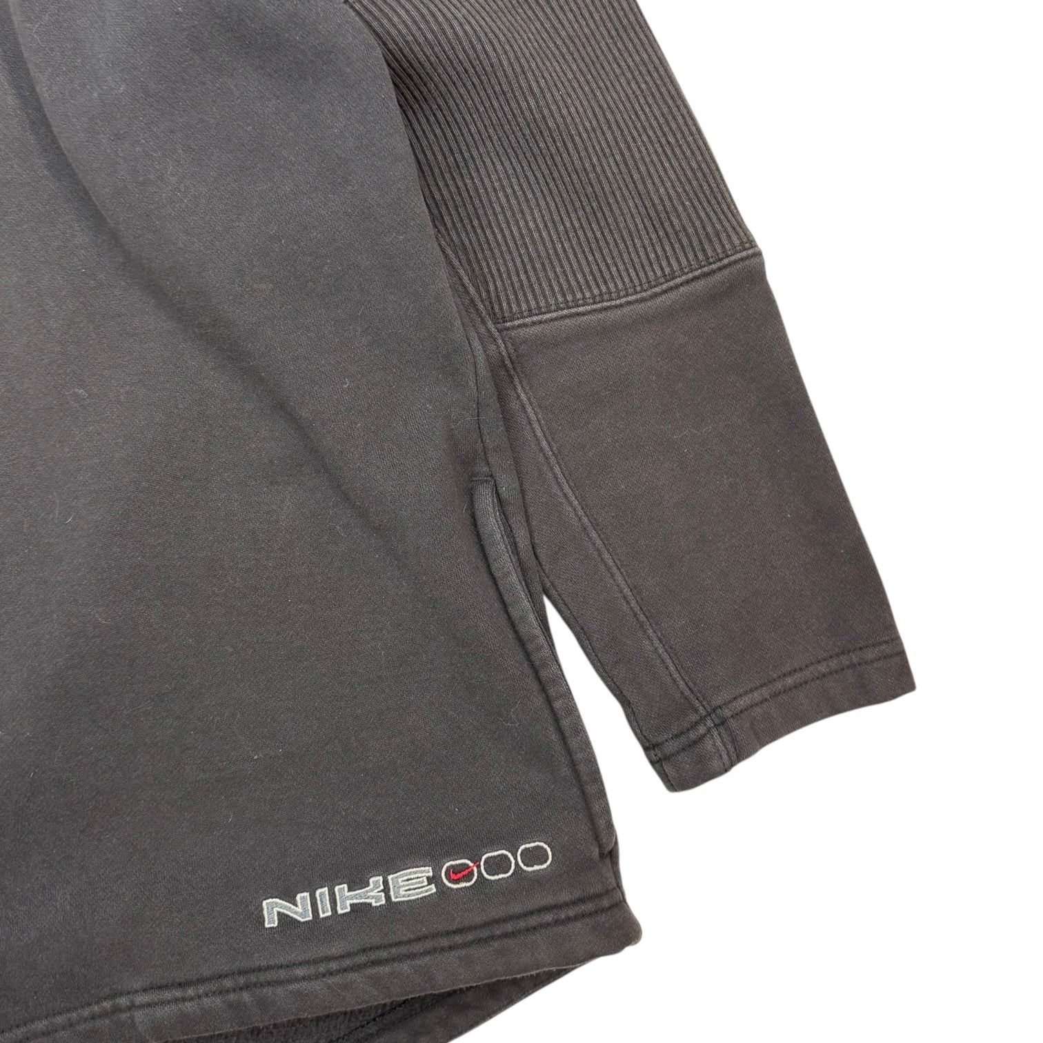 Vintage Nike Fleece Quarter Zip Sweater Black