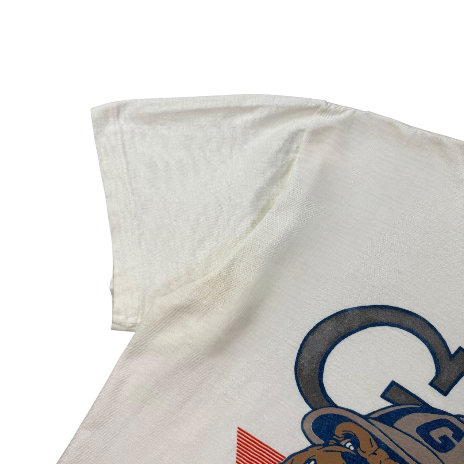 Vintage Georgetown Hoyas Bulldogs Tee White