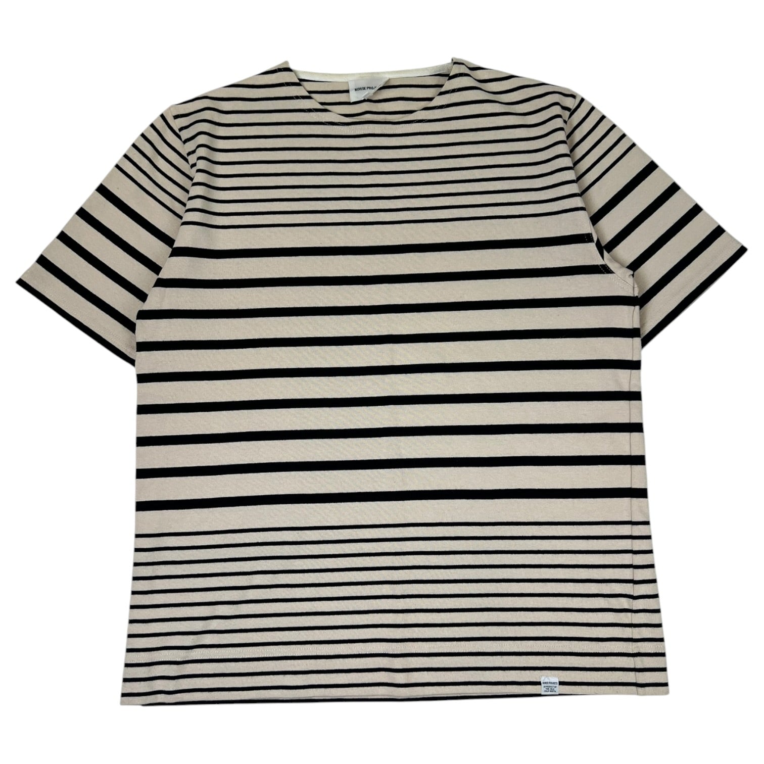 Norse Projects Inge T-Shirt Cream/Black Stripes