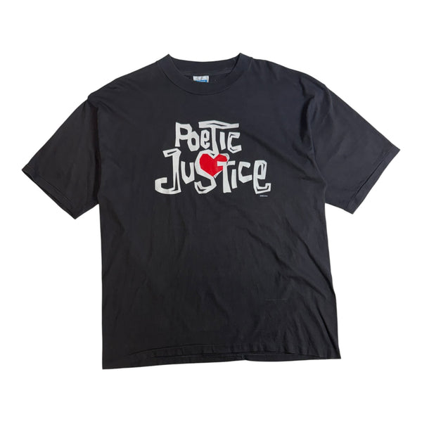Vintage Poetic Justice Tupac T-Shirt Black