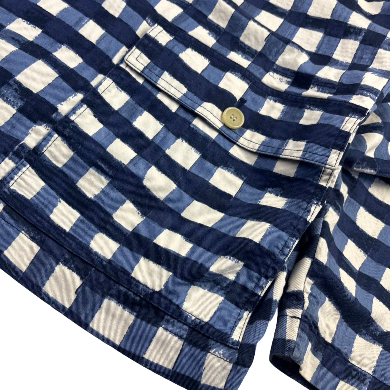 Uniqlo x MARNI Oversized Check Utility Jacket Blue