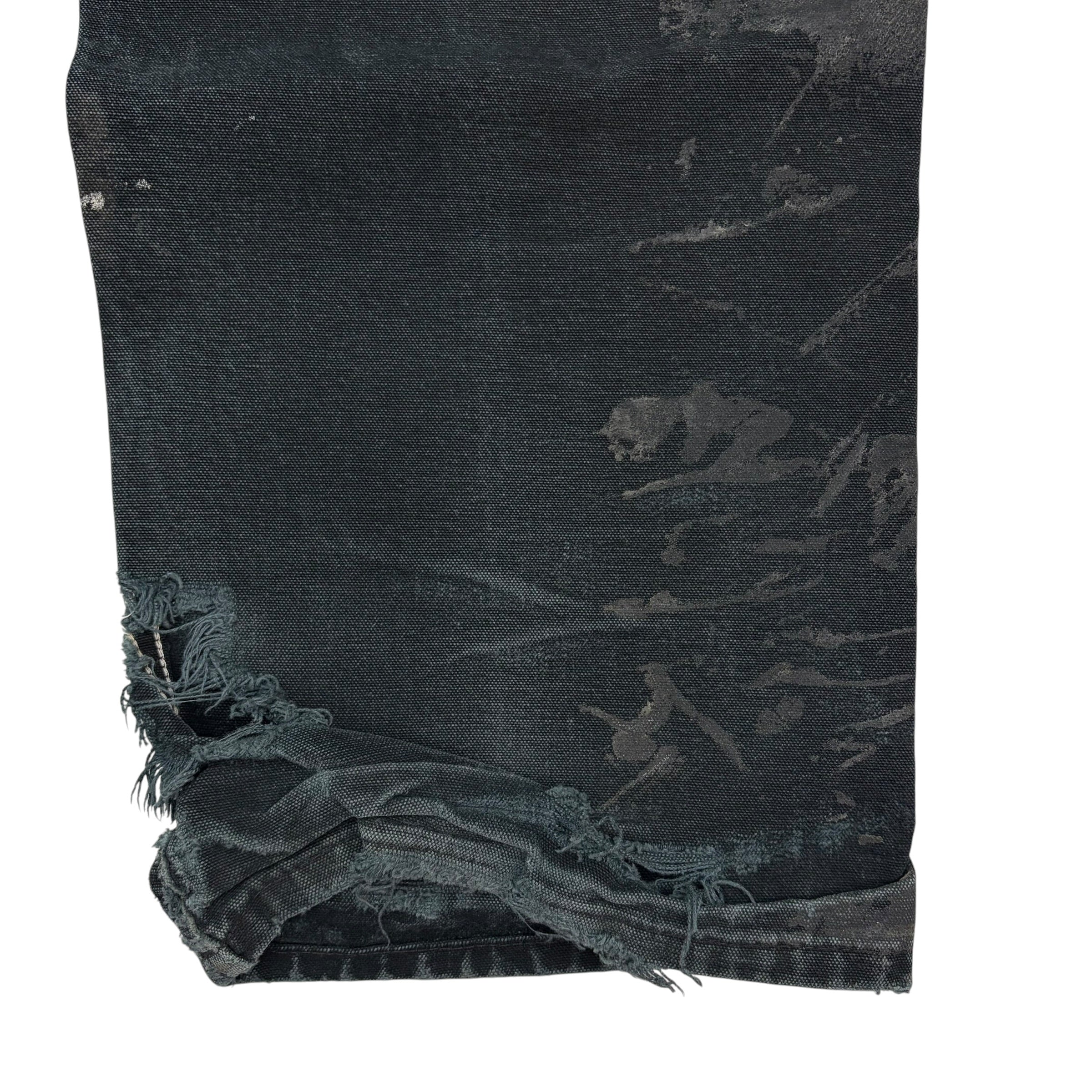 Vintage Carhartt Distressed Carpenter Pants Black