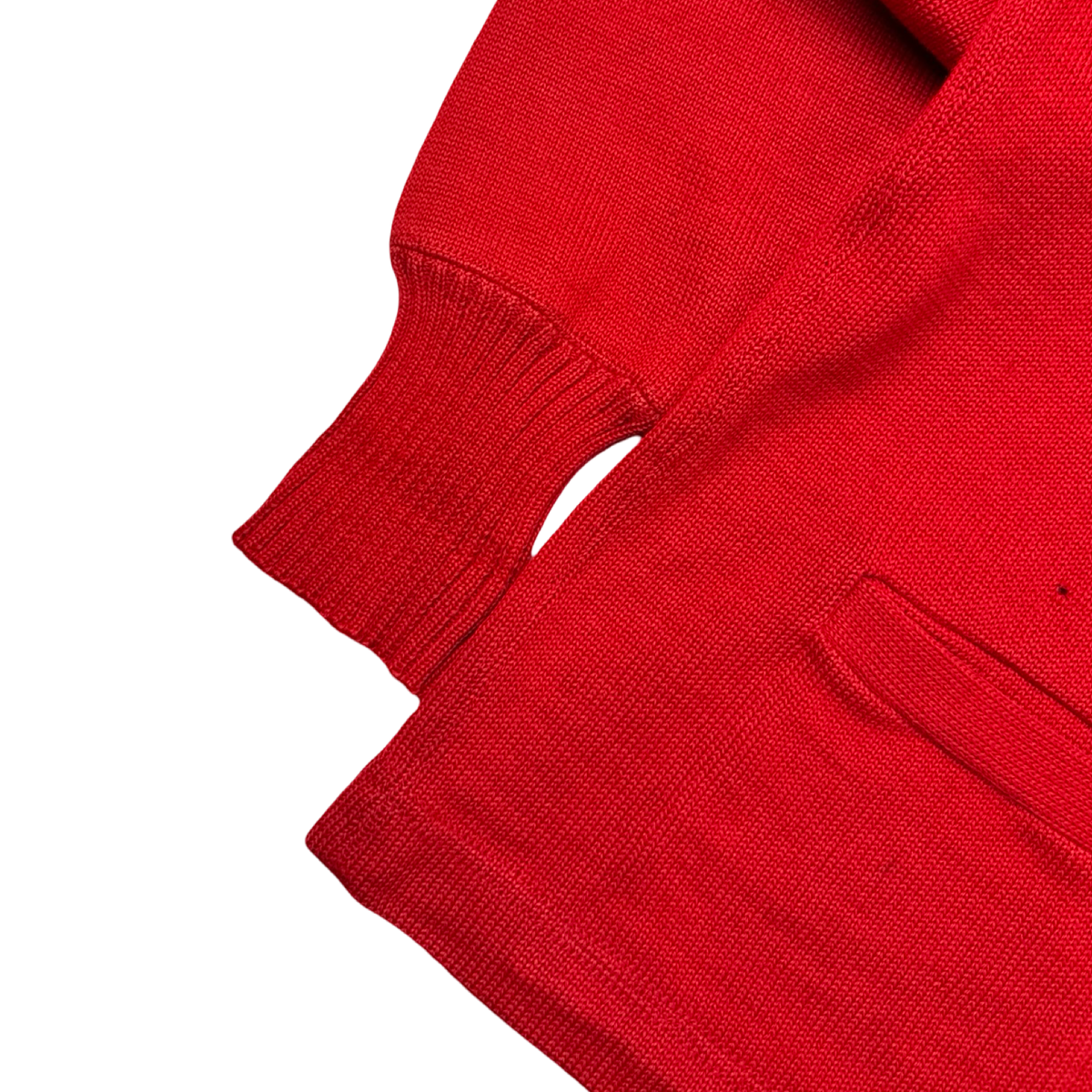 Vintage Pride of the West Knit Cardigan Red