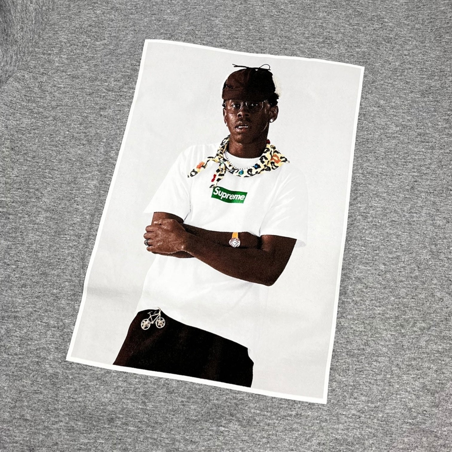 Supreme Tyler The Creator Tee Heather Grey