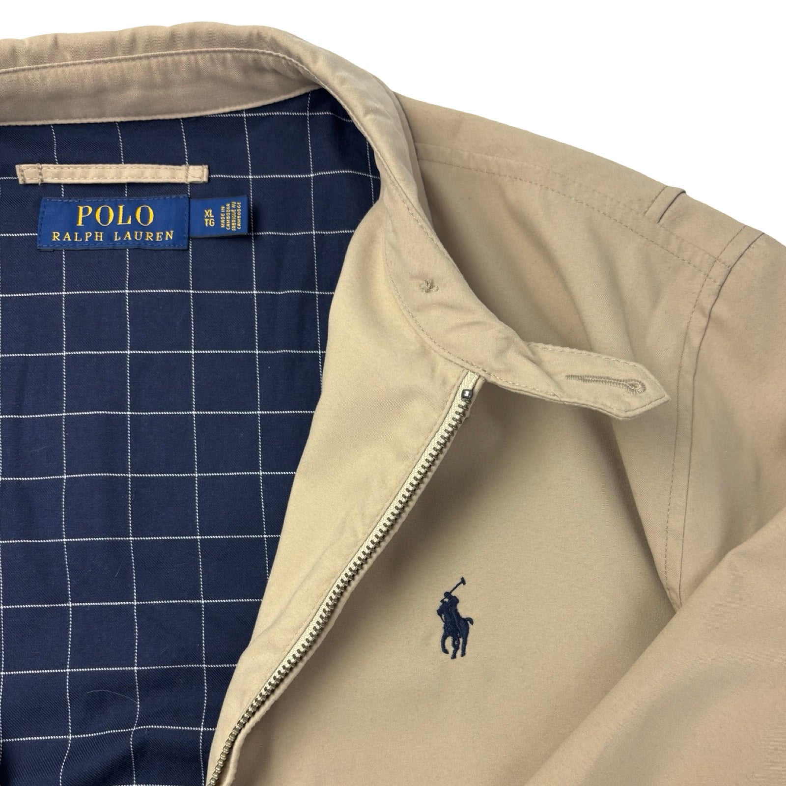 Vintage Polo Ralph Lauren Harrington Jacket Beige