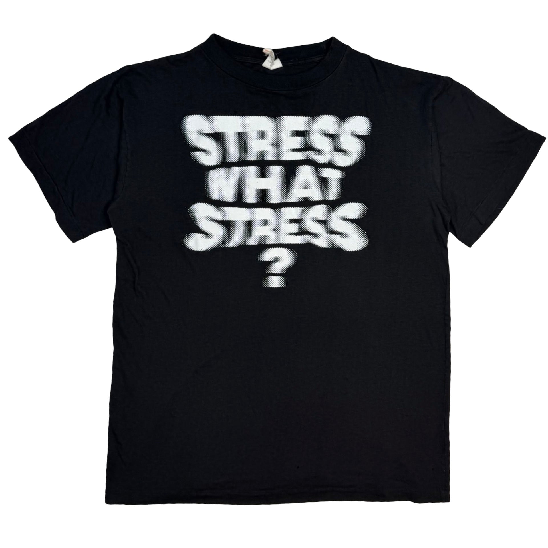 Vintage “Stress What Stress?” Tee Black