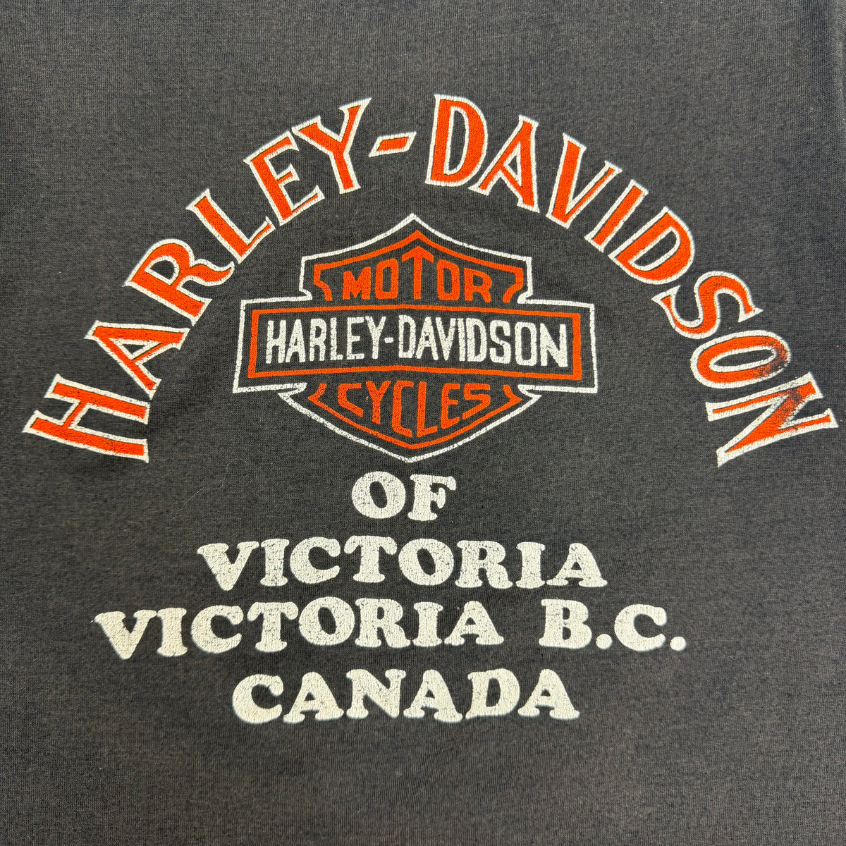 1987 Harley Davidson American Classic Tee Faded Black