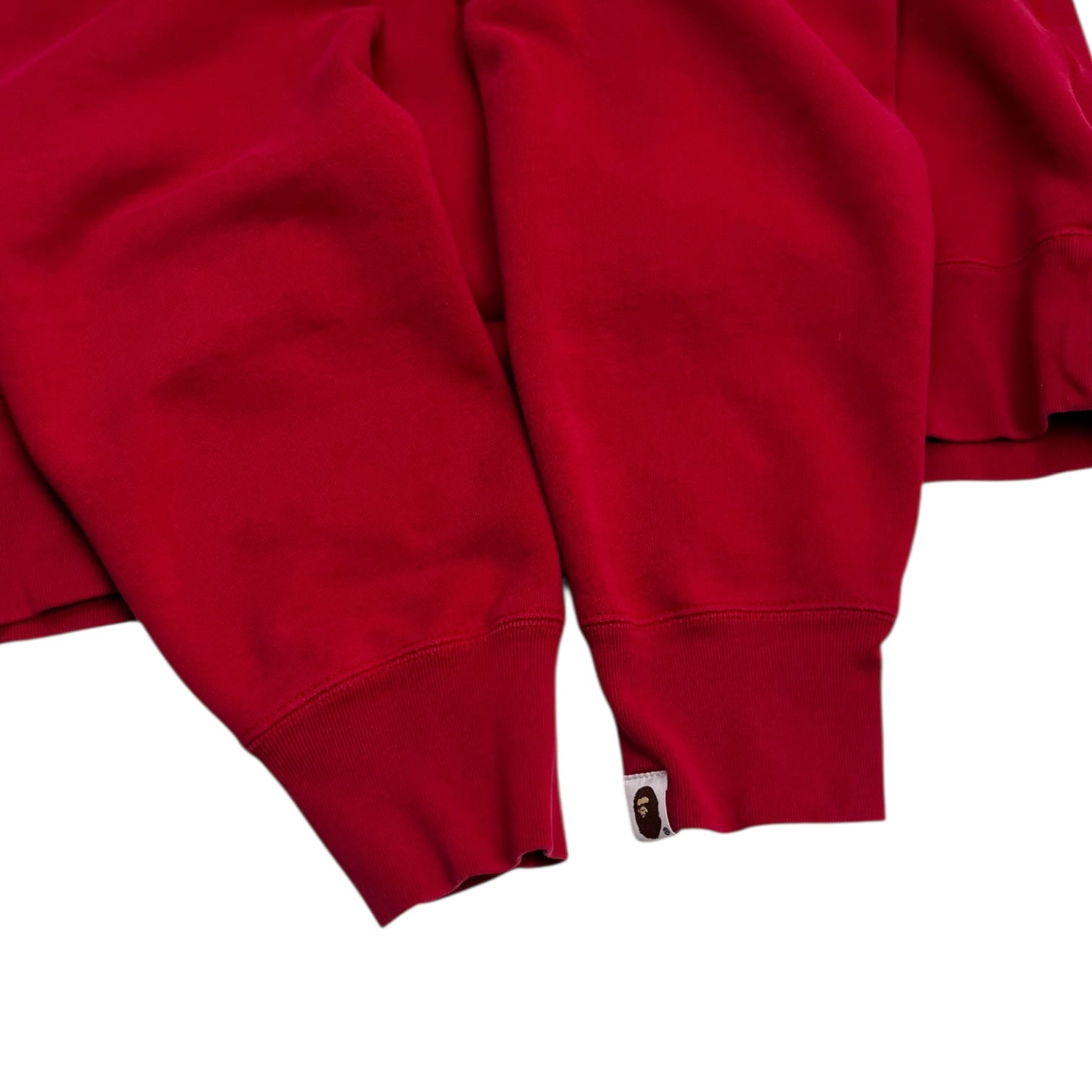BAPE One Point Hoodie Red