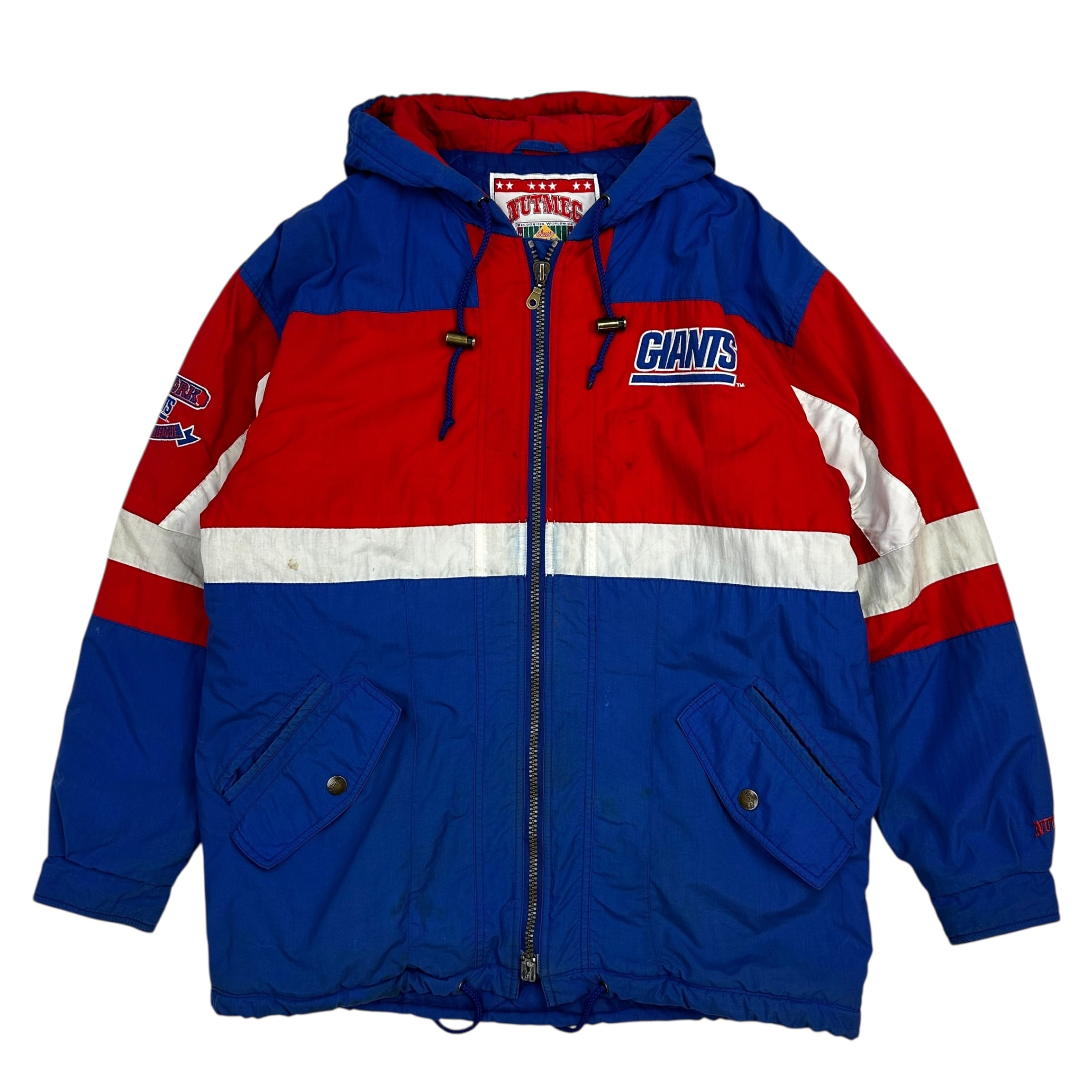 Vintage Nutmeg New York Giants Insulated Coaches Jacket