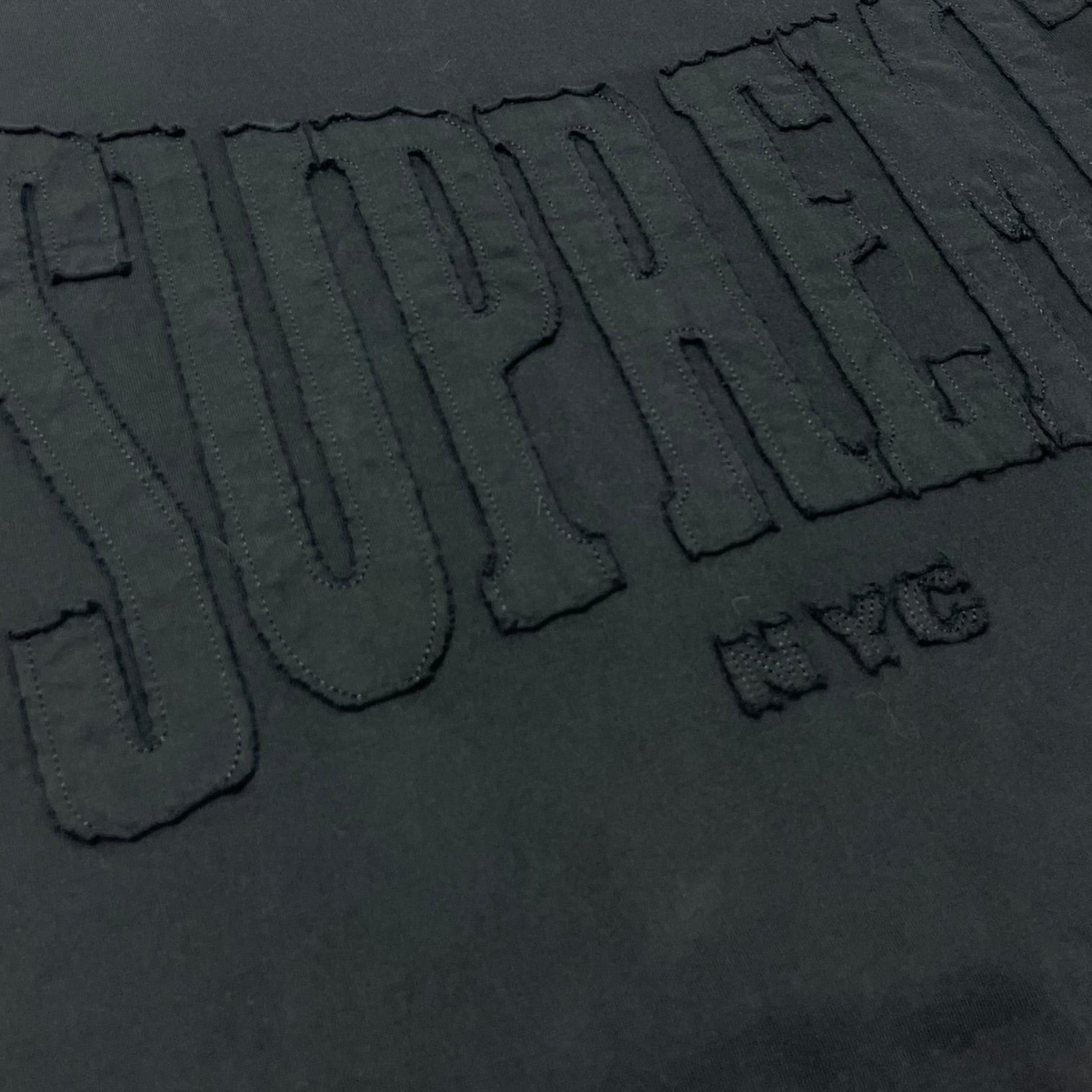 Supreme Cutout Logo S/S Top Black