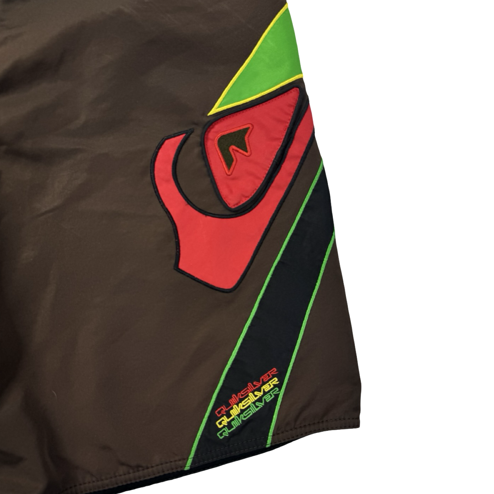 Vintage Y2K Quiksilver ‘69’ Surf Board Shorts Brown
