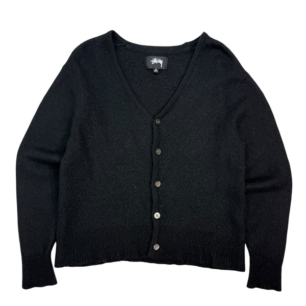 Stussy Brushed Cardigan Black
